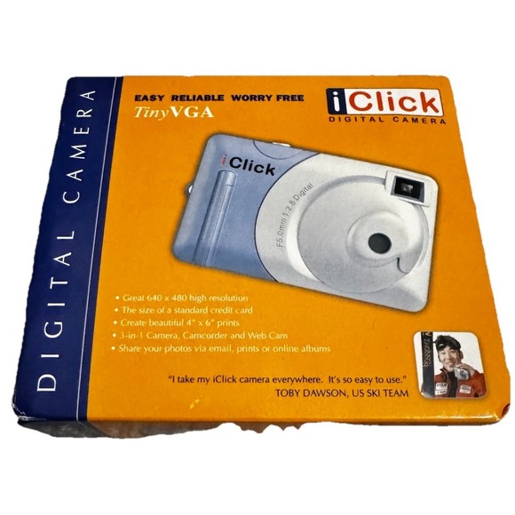 VTG, iClick Digital Camera, Sapphire 100. NIB. Only Opened To Test It. It Works - Picture 1 of 4
